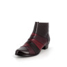 Bottines Regarde le Ciel rouge bordeaux en cuir